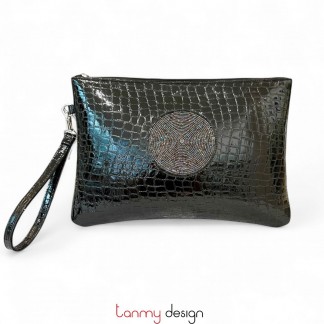 Ví Alison da cừu đen 33,5*0,7*22 cm